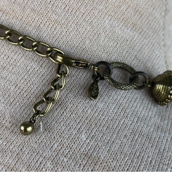 Premier Designs Necklace Wild At Heart With Multi Color Earth Tone Brass Beads - Picture 11 of 12